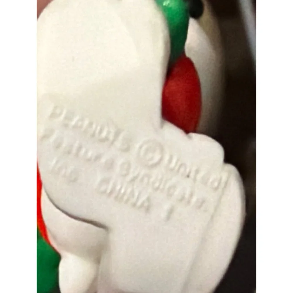 Peanuts‎ Christmas Ornaments 5 Featuring Snoopy & Charlie Brown Woodstock PVC